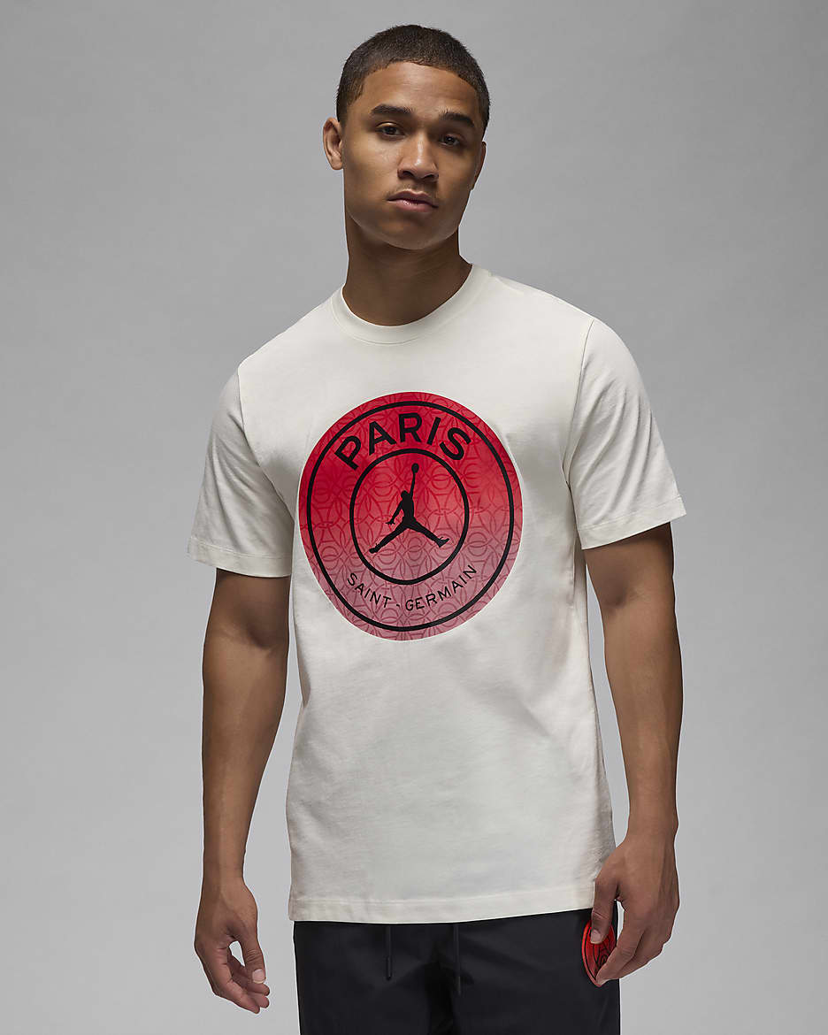 Jordan psg logo t shirt sales